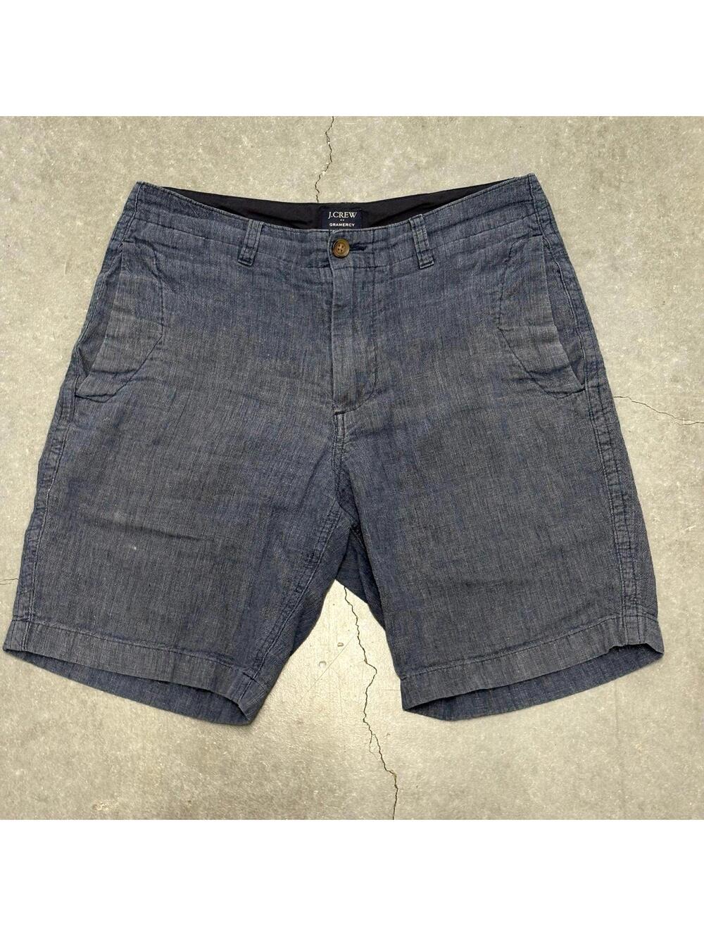 J.Crew Navy Linen Shorts